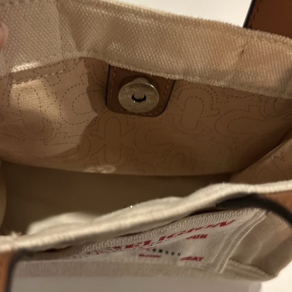 True Religion Canvas Mini Logo Crossbody Tote Bag - Picture 9 of 10